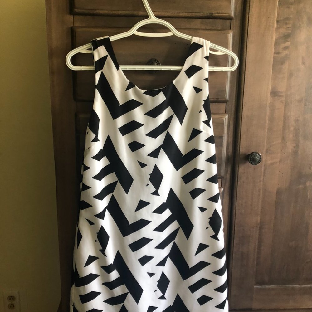 Black and white dress